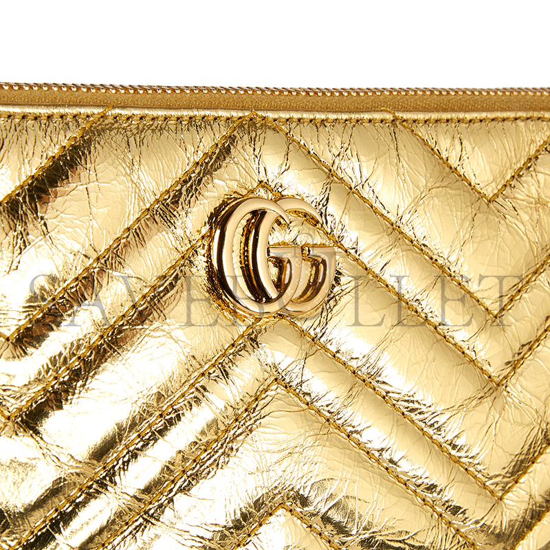 GUCCI GG MARMONT POCHETTE WITH CHAIN 824950 (22*12*2cm) GUCCI GG MARMONT POCHETTE WITH CHAIN 824950 (22*12*2cm)